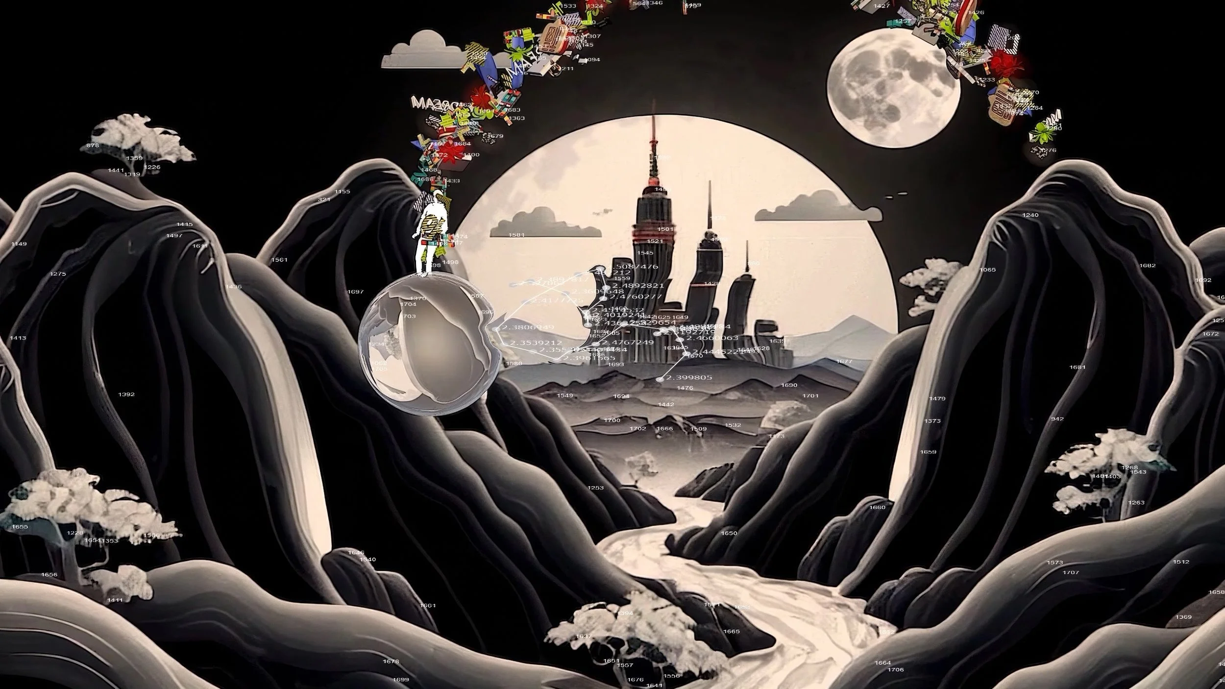 Tahn Ahn - black landscape