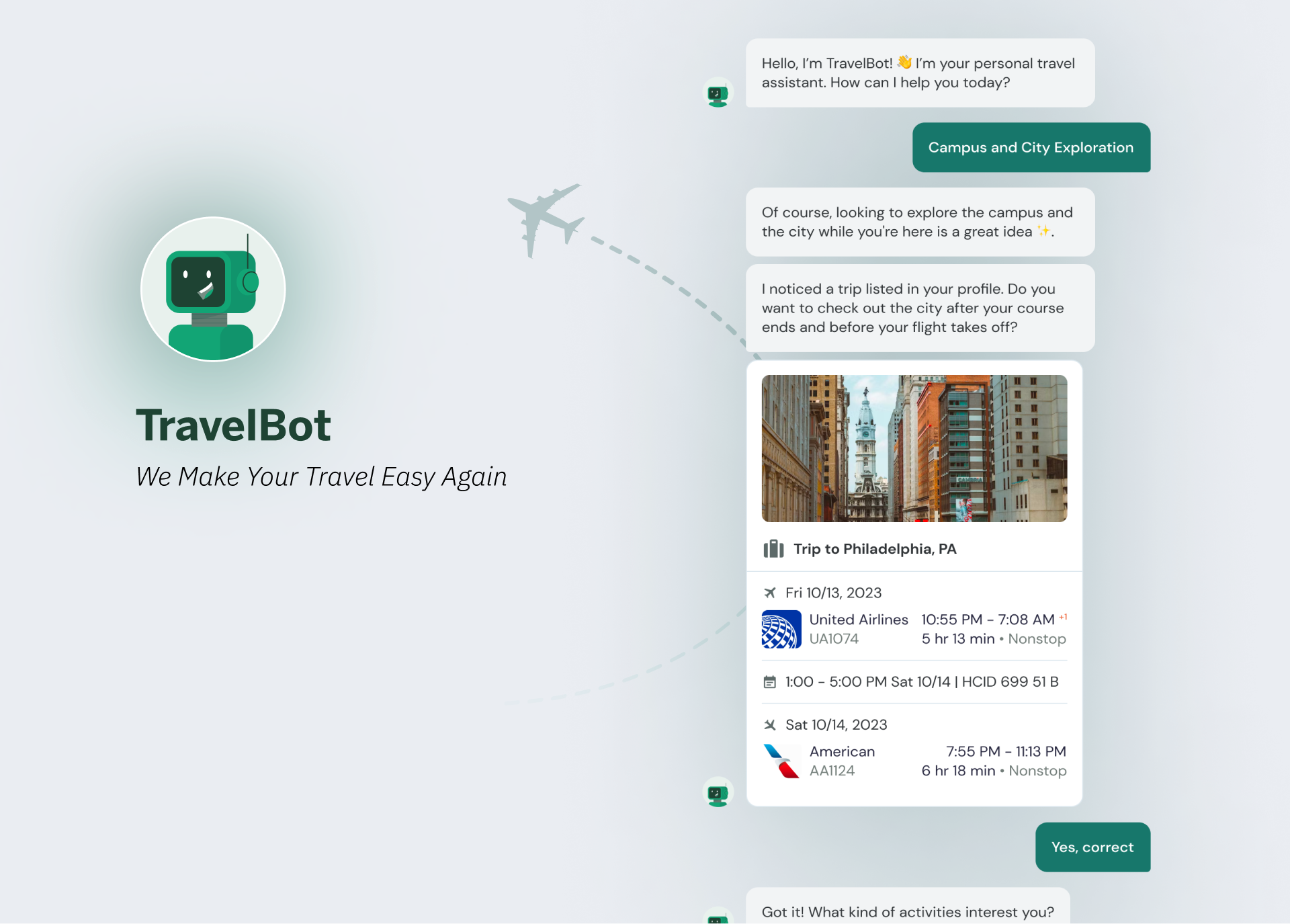 Hui Jing & Jinda Zhong - Travel Bot